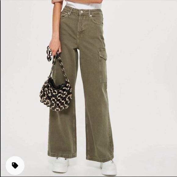 Topshop Cargo Jeans - Picture 1 of 6